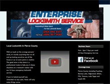 Tablet Screenshot of enterpriselockservice.com